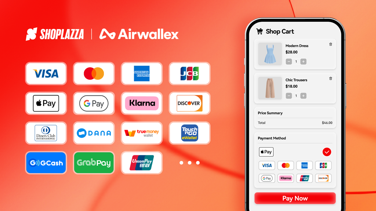 店匠Shoplazza和Airwallex 空中云汇独立站支付全面升级.png 店匠Shoplazza和Airwallex 空中云汇独立站支付全面升级.png