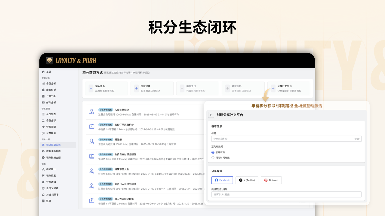 积分生态闭环 积分生态闭环
