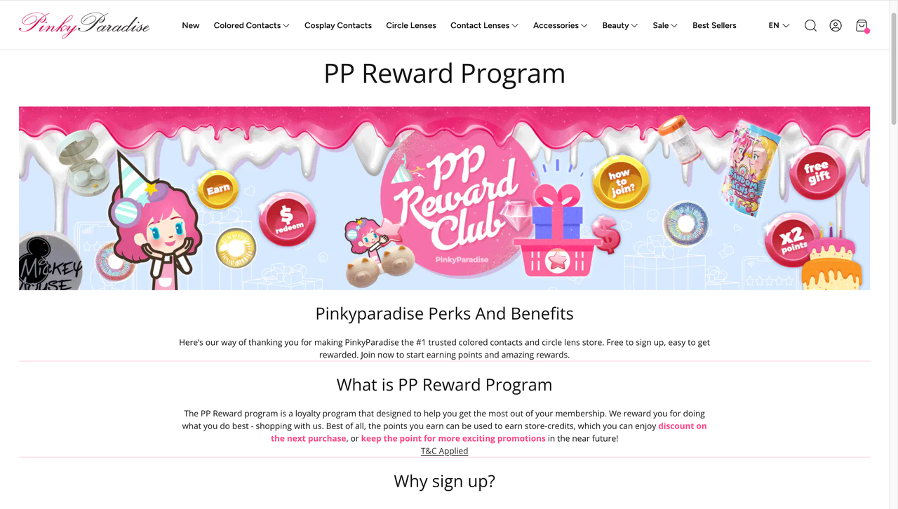 Pinky Paradise 会员机制 Pinky Paradise 会员机制