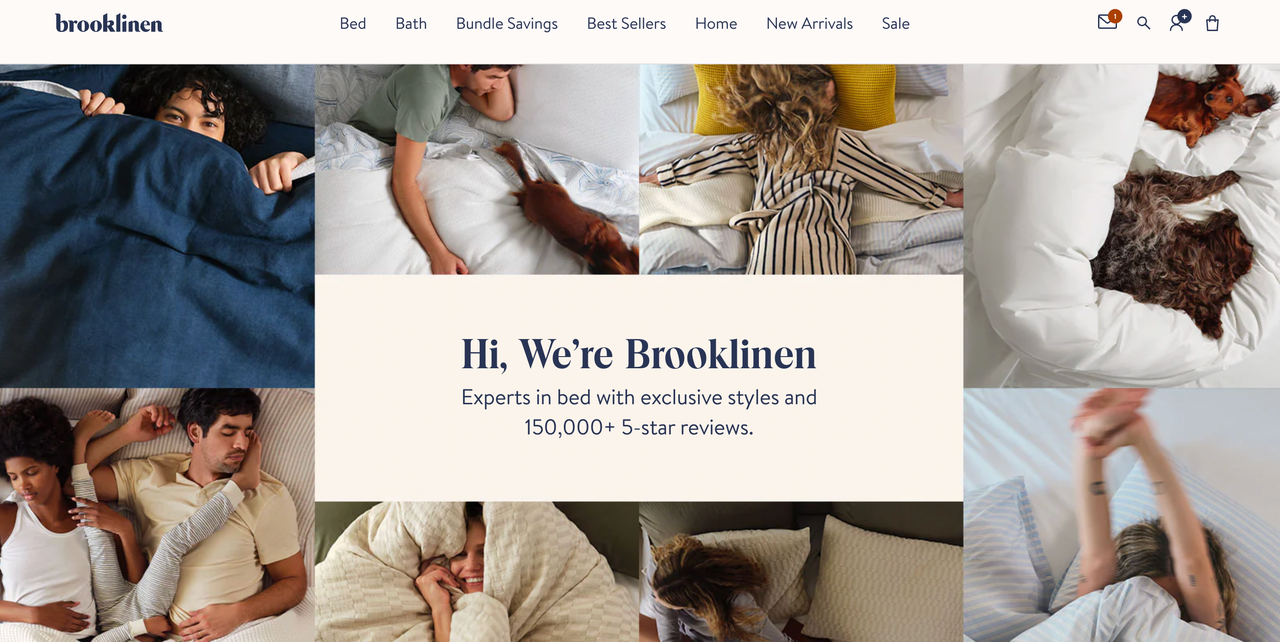 Brooklinen 品牌独立站 Brooklinen 品牌独立站