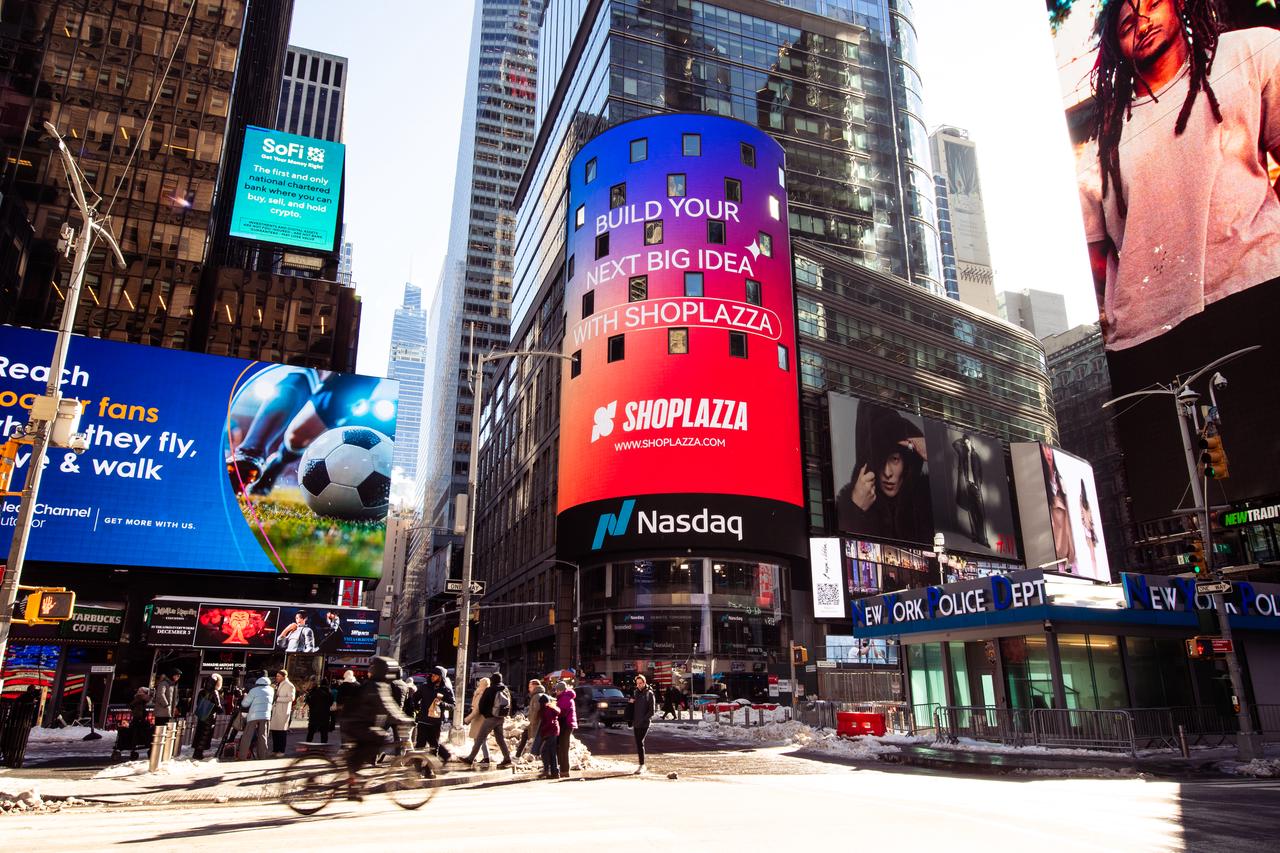 店匠Shoplazza 亮相纳斯达克 店匠Shoplazza 亮相纳斯达克