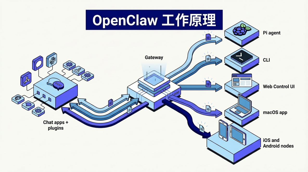 OpenClaw 的工作原理 OpenClaw 的工作原理