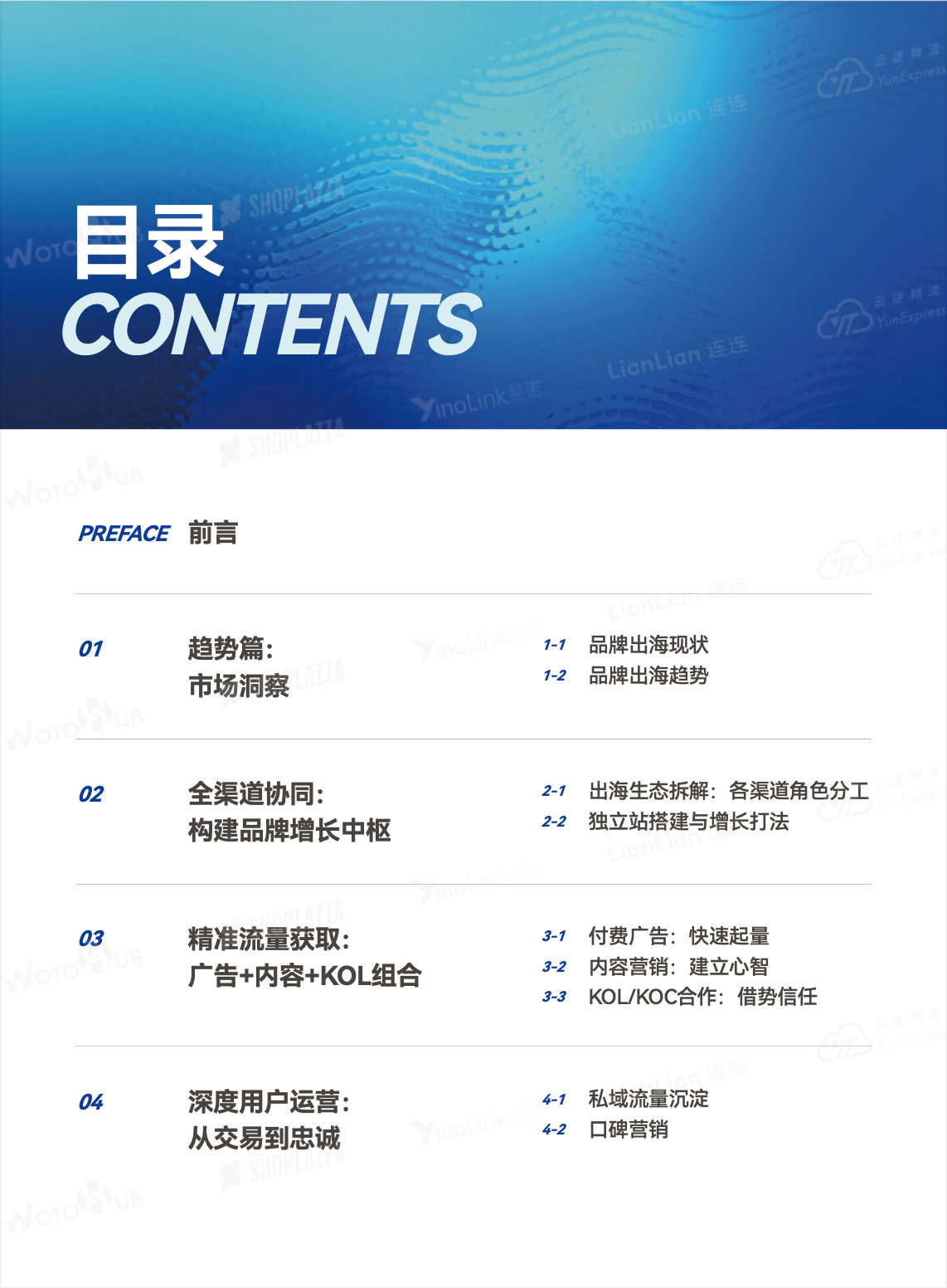 2026 品牌出海行动指南 目录-1 2026 品牌出海行动指南 目录-1