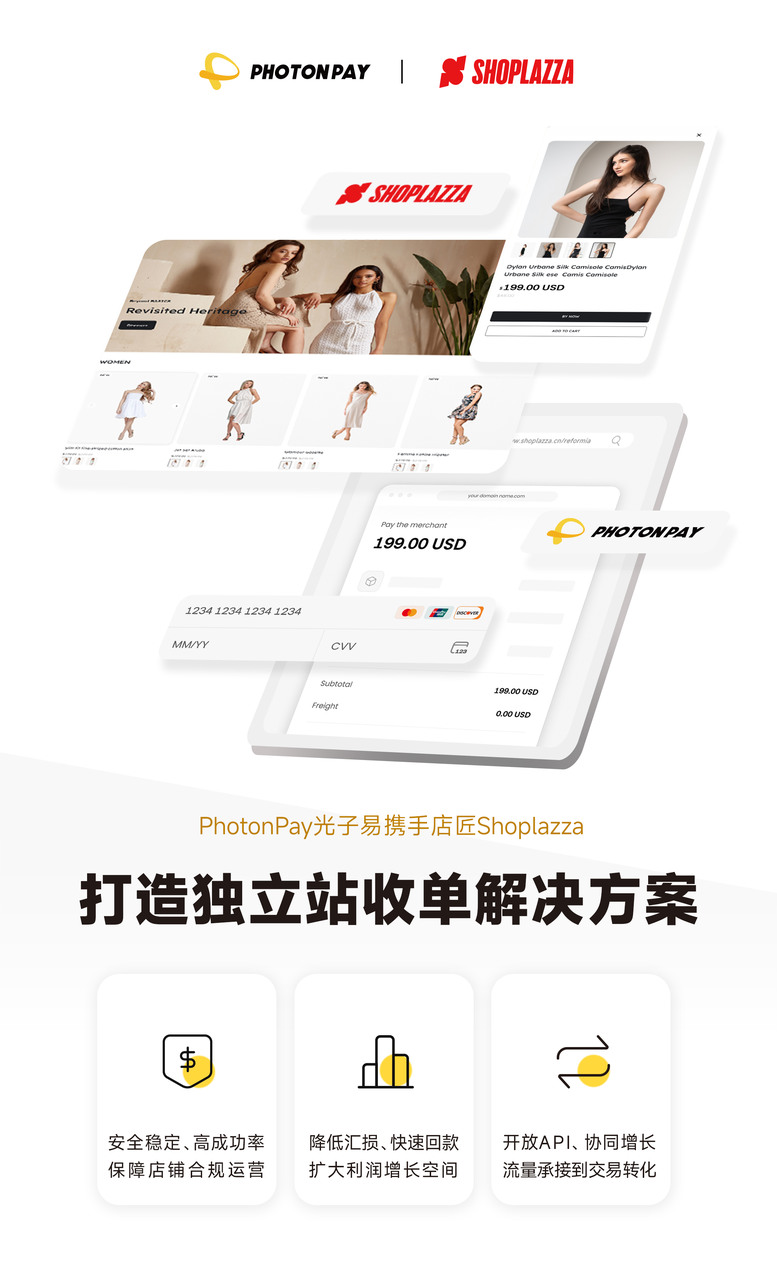 店匠Shoplazza X PhotonPay光子易:独立站收单解决方案 店匠Shoplazza X PhotonPay光子易:独立站收单解决方案