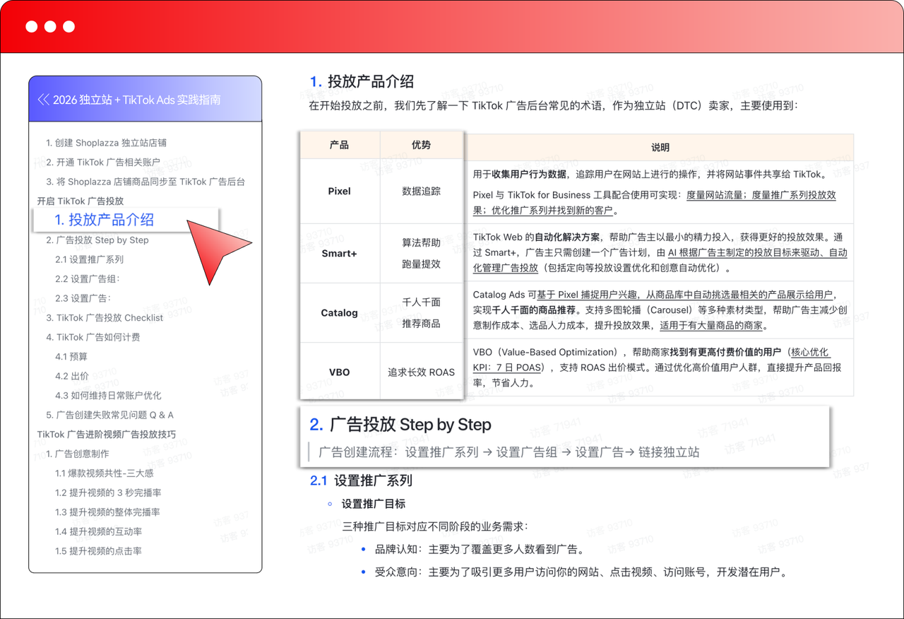 投放产品介绍 投放产品介绍