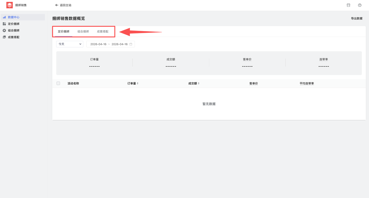 「捆绑销售」功能 「捆绑销售」功能