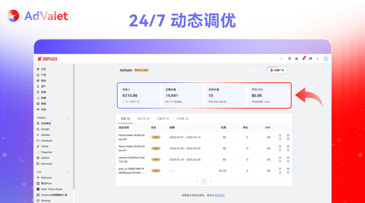 24/7 动态调优 24/7 动态调优