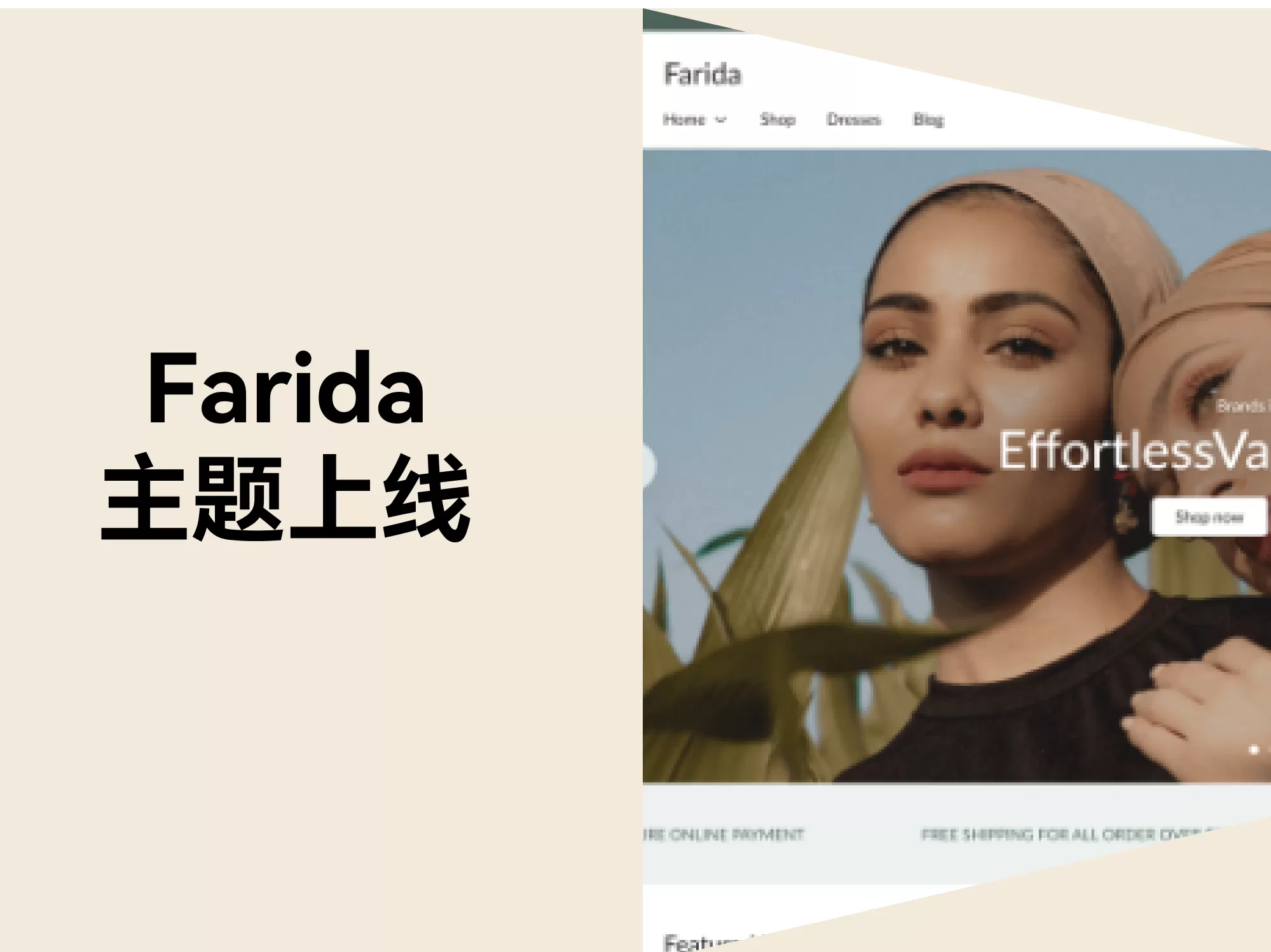 灵活设计、轻松本地化，全新 Farida 主题已上线！