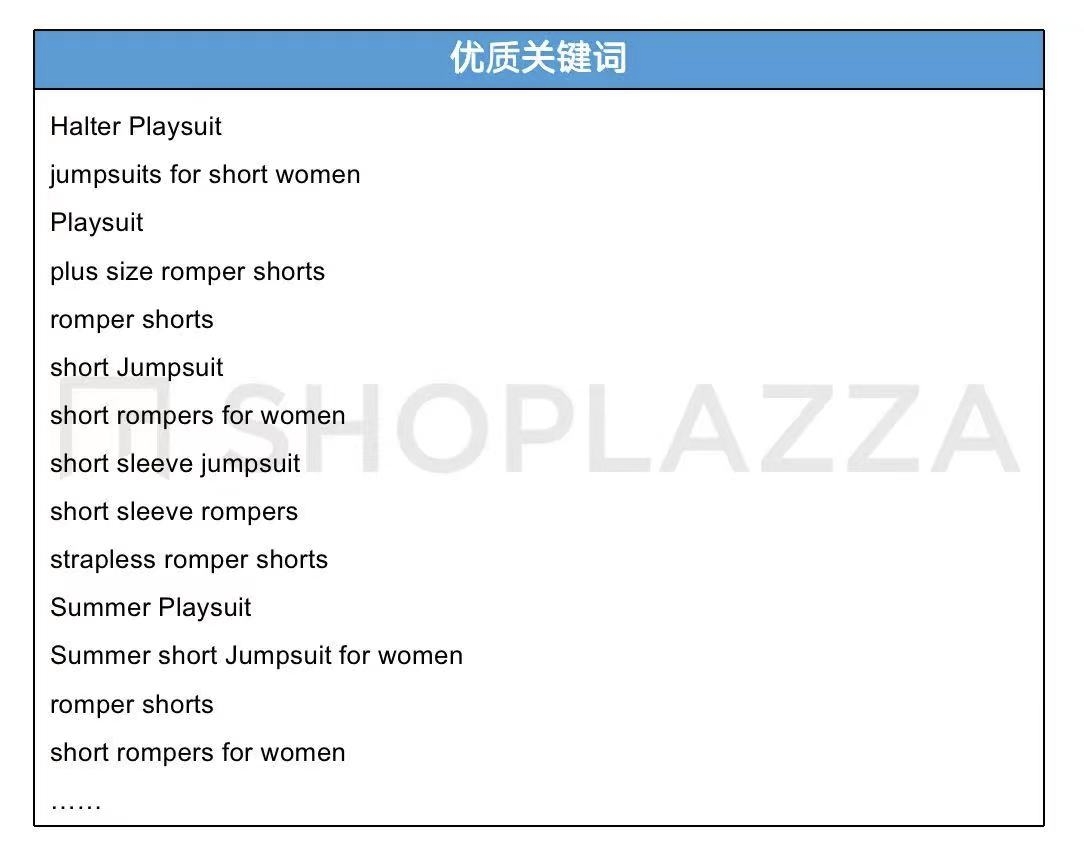 独立站如何优化关键词