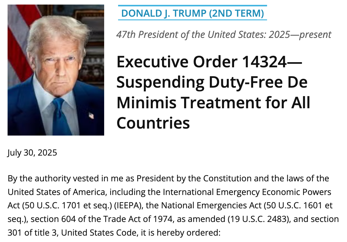 14324号行政命令 14324号行政命令
